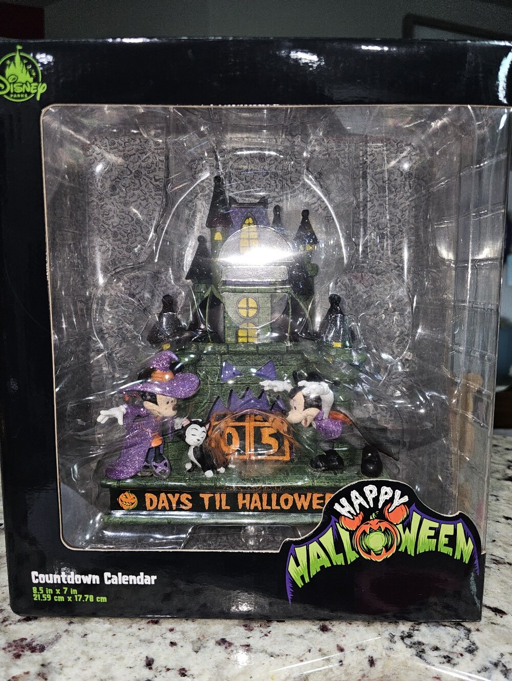 Disney Happy Halloween Countdown Calendar Haunted House New In Box